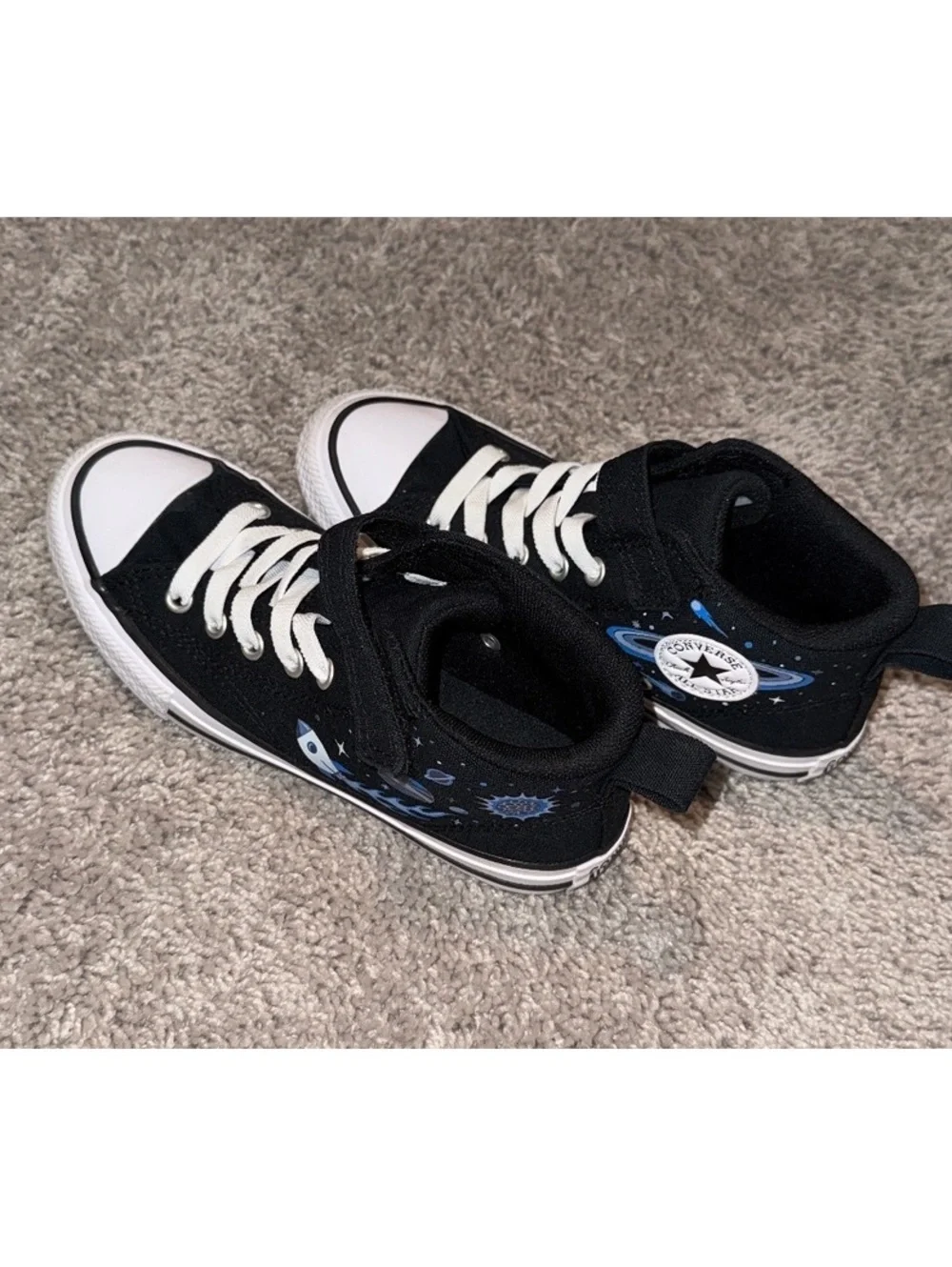 Converse Chuck Taylor All Star Space Rocket High Top Sneakers Kids Youth Size 2